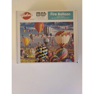 VATOS "Fire Balloon" 100pc Jigsaw Puzzle Hot Air Balloons, NEW